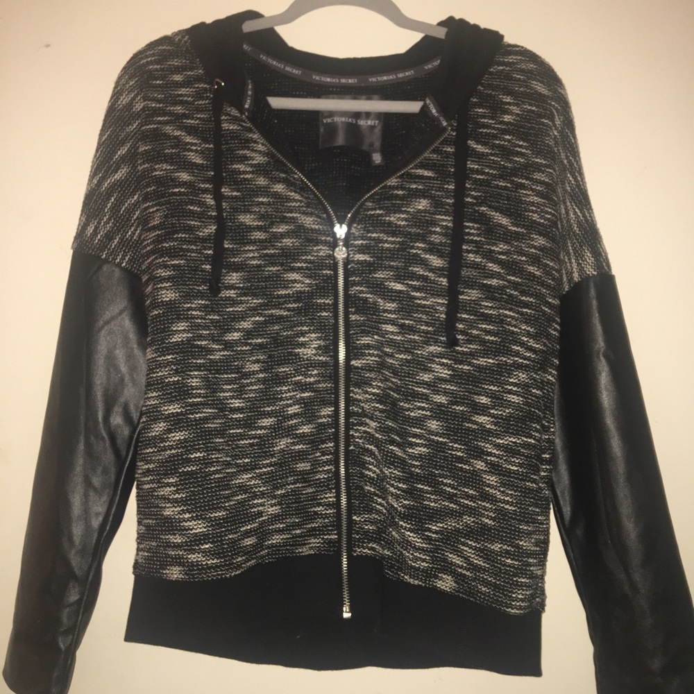 Victoria’s Secret Hoodie Sweater Mixed Media Size S